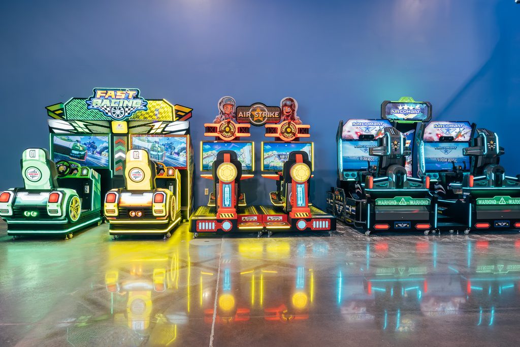 Arcade zone to play the latest arcade games. Win tickets and trade them in for prizes.